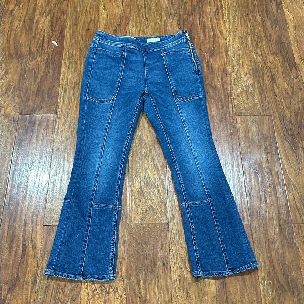 Pilcro and the Letterpress Indigo Boot Cut Jeans
